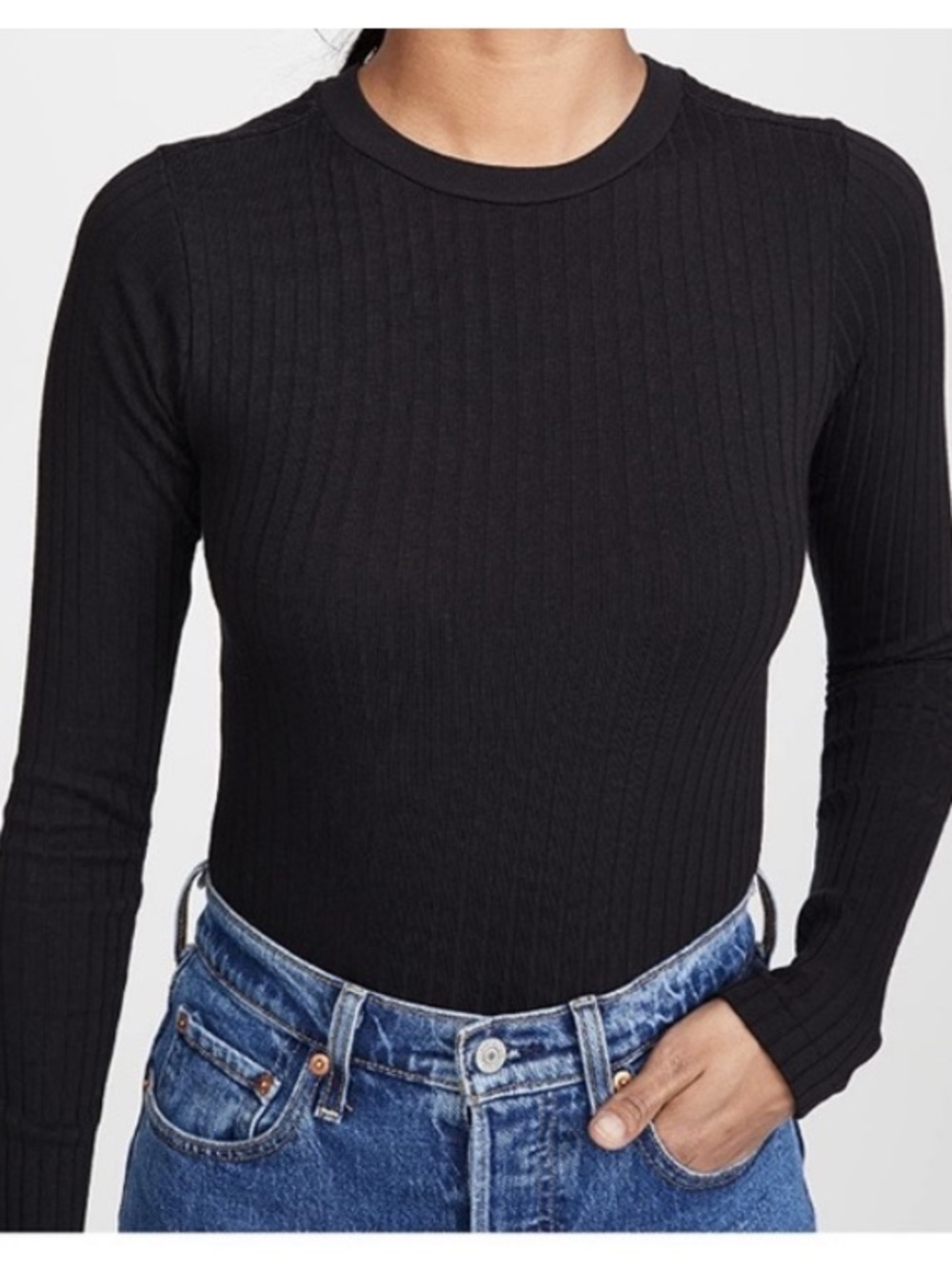 Re/done long sleeve ribbed S